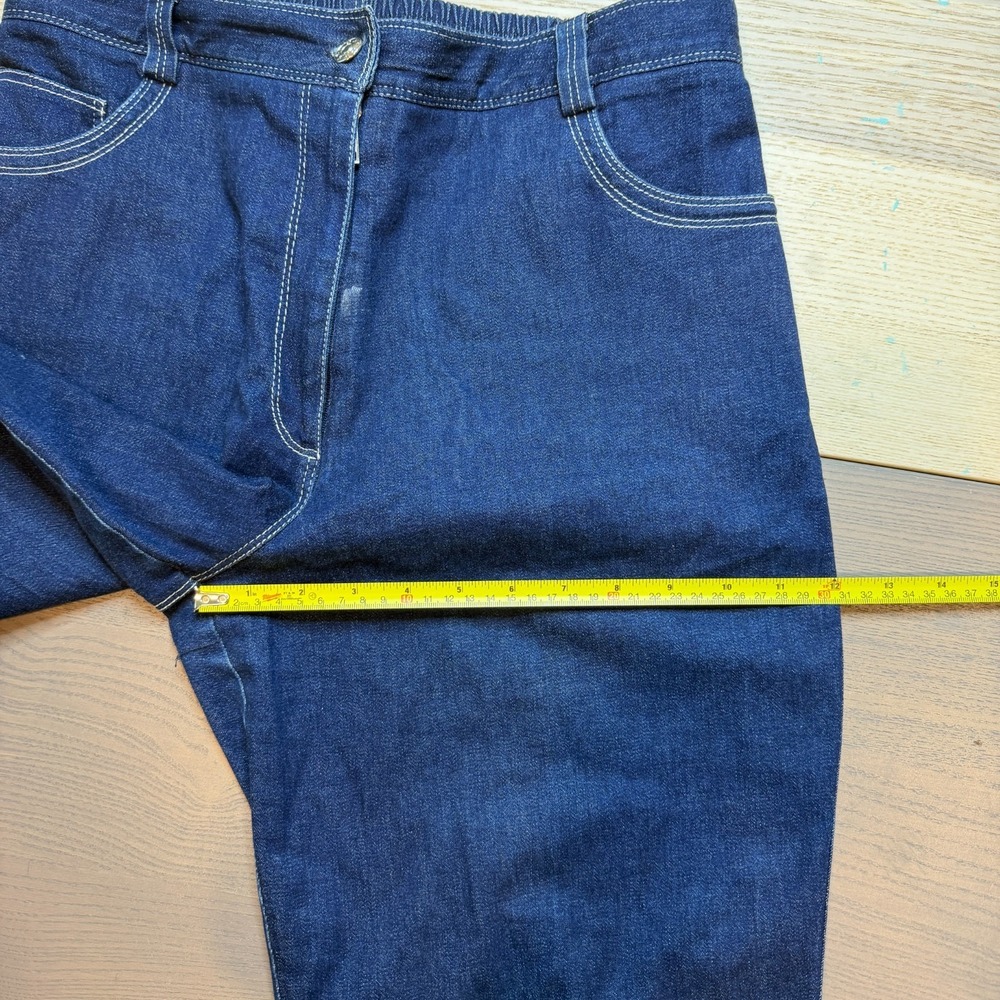 Mili Designs Jeans‎ Women 30x28 Dark Straight High Rise VTG - Picture 7 of 10